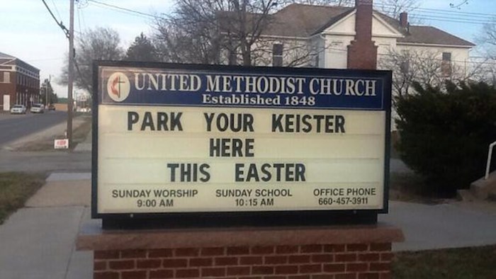 Church Signs of the Week: April 11, 2014 | The Exchange | A Blog by Ed ...