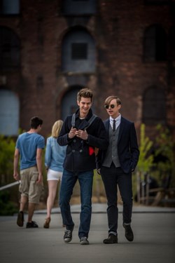 Andrew Garfield and Dane DeHaan in 'The Amazing Spider-Man 2'