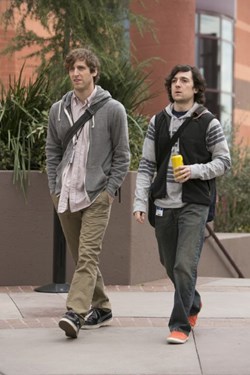 Thomas Middleditch and Josh Brener in 'Silicon Valley'