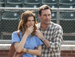 Lake Bell and Jon Hamm in 'Million Dollar Arm'