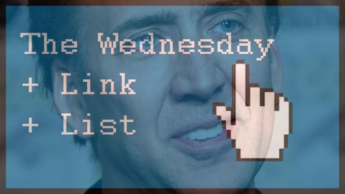 Wednesday Link List: Nicolas Cage, Sing It Sunday Contest, and WLWJS. Wednesday Link List: Nicolas Cage, Sing It Sunday Contest, and WLWJS.
