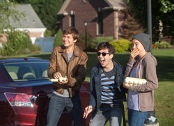 Shailene Woodley, Nat Wolff, and Ansel Elgort in 'The Fault in Our Stars'