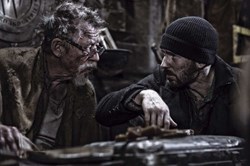 John Hurt and Chris Evans in 'Snowpiercer'