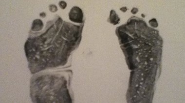 Sam's footprints Sam's footprints