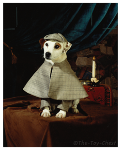 Wishbone as Sherlock Holmes, a role he skillfully filled long before Benedict Cumberbatch.