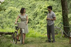 Manish Dayal and Charlotte Le Bon in 'The Hundred Foot Journey'