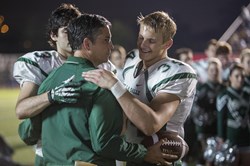Jim Caviezel, Alexander Ludwig and Matthew Daddario in 'When the Game Stands Tall'