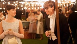 Felicity Jones and Eddie Redmayne in 'The Theory of Everything'