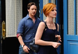 James McAvoy and Jessica Chastain in 'The Disappearance of Eleanor Rigby: Them'
