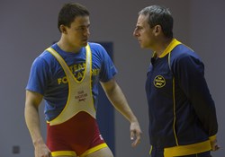 Channing Tatum and Steve Carrell in 'Foxcatcher'