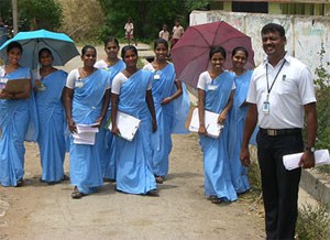 CMC nurses on a village visit