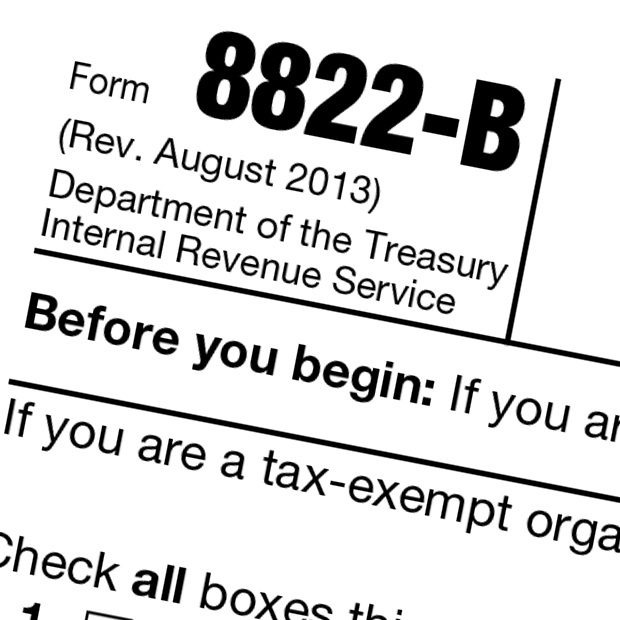 Sorting Out The Form 8822-B For Churches | Church Law & Tax