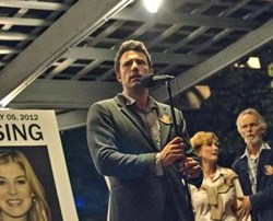 Ben Affleck, Lisa Banes, and David Clennon in 'Gone Girl'