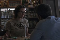 Carrie Coon and Ben Affleck in 'Gone Girl'
