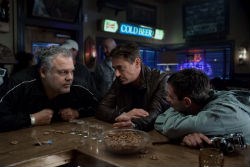 Vincent D'Onofrio, Robert Downey Jr. and Jeremy Strong in 'The Judge'