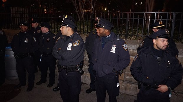 A White Cop and a Black Lady A White Cop and a Black Lady