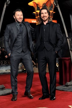 Christian Bale and Joel Edgerton at event for 'Exodus: Gods and Kings'