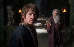 Martin Freeman and Ken Stott in 'The Hobbit: The Battle of the Five Armies'