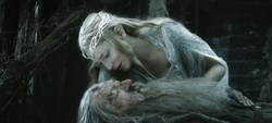 Cate Blanchett and Ian McKellen in 'The Hobbit: The Battle of the Five Armies'