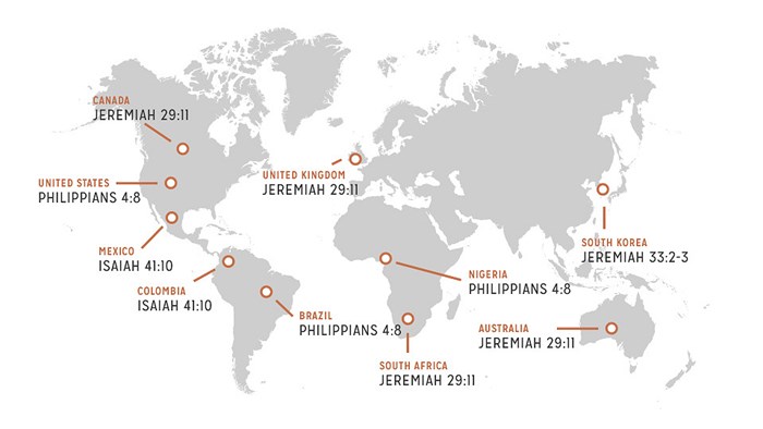 Sorry Again, John 3:16: The World's 10 Most Popular Bible Verses of 2014