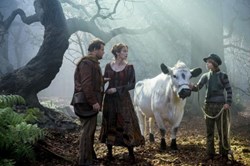 James Corden, Emily Blunt and Daniel Huttlestone in 'Into the Woods'