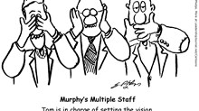 Three Monkeys on Ministry Staff