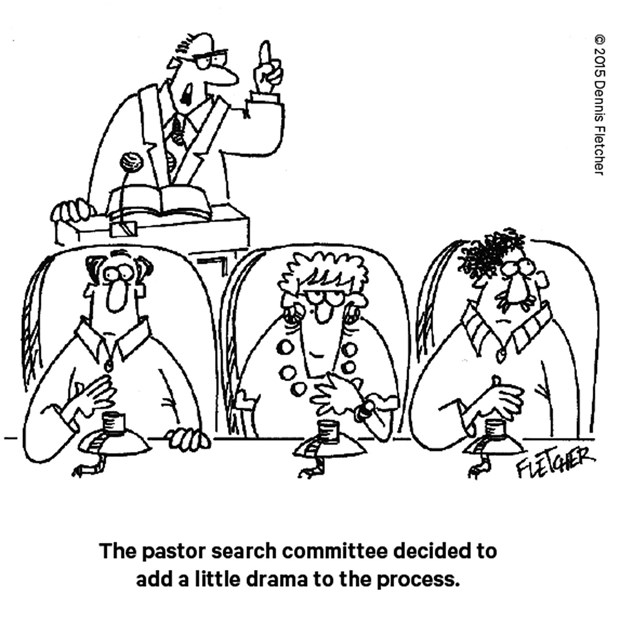 Suspenseful Pastor Search