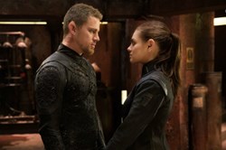 Channing Tatum and Mila Kunis in 'Jupiter Ascending'