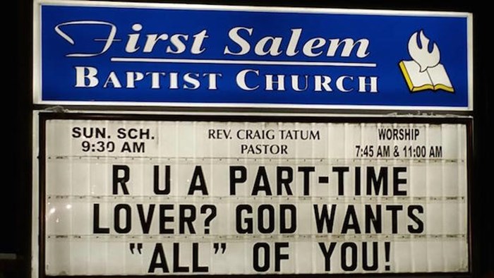 Church Signs of the Week: February 20, 2015 Church Signs of the Week: February 20, 2015