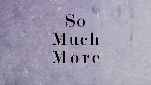 Grace Is So Much More Grace Is So Much More