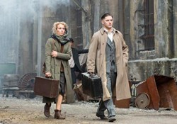 Noomi Rapace and Tom Hardy in 'Child 44'