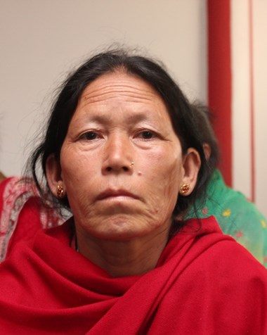 Maili Tamang lost her husband Maila, her sister, and three other family members when Vision of Salvation church collapsed. Maili Tamang lost her husband Maila, her sister, and three other family members when Vision of Salvation church collapsed.
