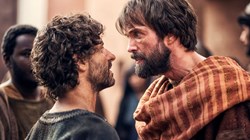 Saul confronts Peter in Jerusalem in 'A.D. The Bible Continues'
