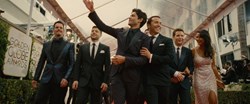 Kevin Dillon, Emmanuelle Chriqui, Adrian Grenier, Jeremy Piven, Kevin Connolly and Jerry Ferrara in 'Entourage'