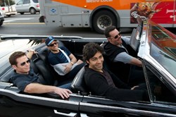 Kevin Dillon, Adrian Grenier, Kevin Connolly and Jerry Ferrara in 'Entourage'