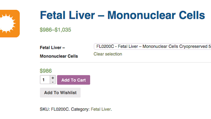 Want Some Fetal Liver Cells? Add Some to Your StemExpress Wish List. Want Some Fetal Liver Cells? Add Some to Your StemExpress Wish List.