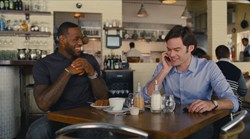 LeBron James and Bill Hader in 'Trainwreck'
