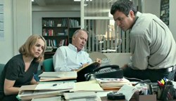 Rachel McAdams, Michael Keaton, and Mark Ruffalo in 'Spotlight'