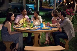 Margaret Qualley, Kevin Carroll, Regina King, Carrie Coon, and Justin Theroux in 'The Leftovers'
