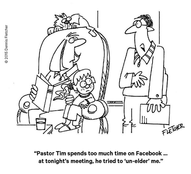 Facebooking Pastor