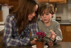 Brie Larson and Jacob Tremblay in 'Room'