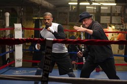 Michael B. Jordan and Sylvester Stallone in 'Creed'