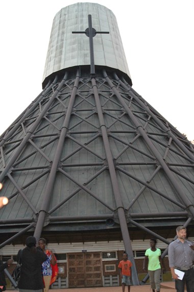 The Catholic Martyrs' Shrine features a basilica that can seat 1,000 people. 