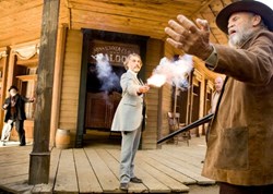 Don Stroud and Christoph Waltz in 'Django Unchained'