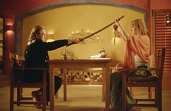 Uma Thurman and David Carradine in 'Kill Bill: Vol. 2'