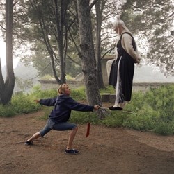 Uma Thurman and Chia-Hui Liu in 'Kill Bill: Vol. 2'