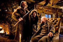 Jennifer Jason Leigh, Kurt Russell and Bruce Dern in 'The Hateful Eight'