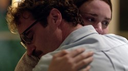 Joaquin Phoenix and Rooney Mara in 'Her'