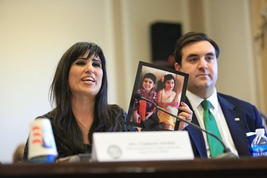 Naghmeh Abedini advocates for her husband. Naghmeh Abedini advocates for her husband.
