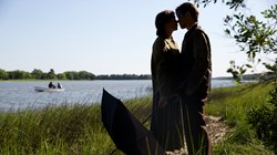 Julianne Nicholson and Takashi Yamaguchi in 'Sophie and the Rising Sun' Julianne Nicholson and Takashi Yamaguchi in 'Sophie and the Rising Sun'